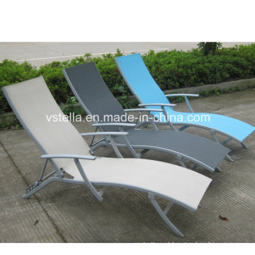 Suntime Garden Alumínio Pátio Outdoor Textilene Chaise Lounge